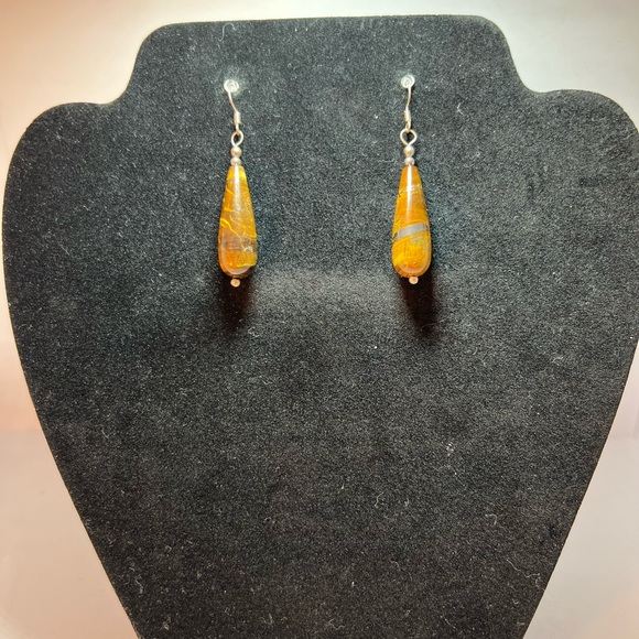 Tiger’s eye earrings - Picture 1 of 1